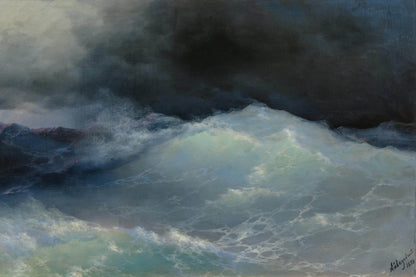 Tableau Vagues en haute mer d’Ivan Aïvazovski - impression sur toile, format XXL