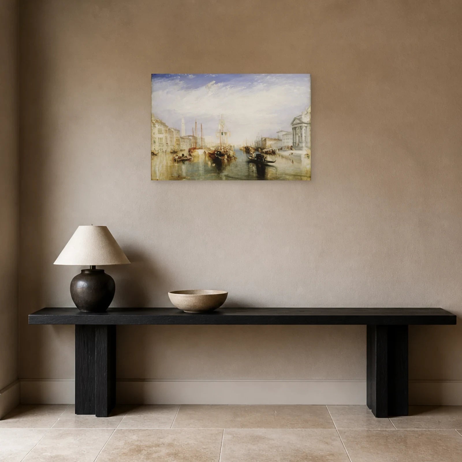 Tableau Venise depuis le porche de la Salute – William Turner dans une entrée ou un couloir - Art Virtuoso
