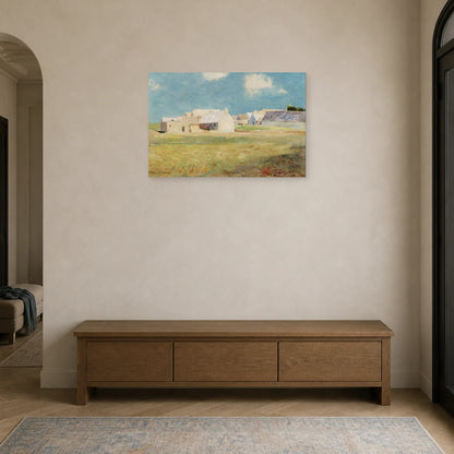 Tableau Village breton – Odilon Redon dans une entrée ou un couloir - Art Virtuoso