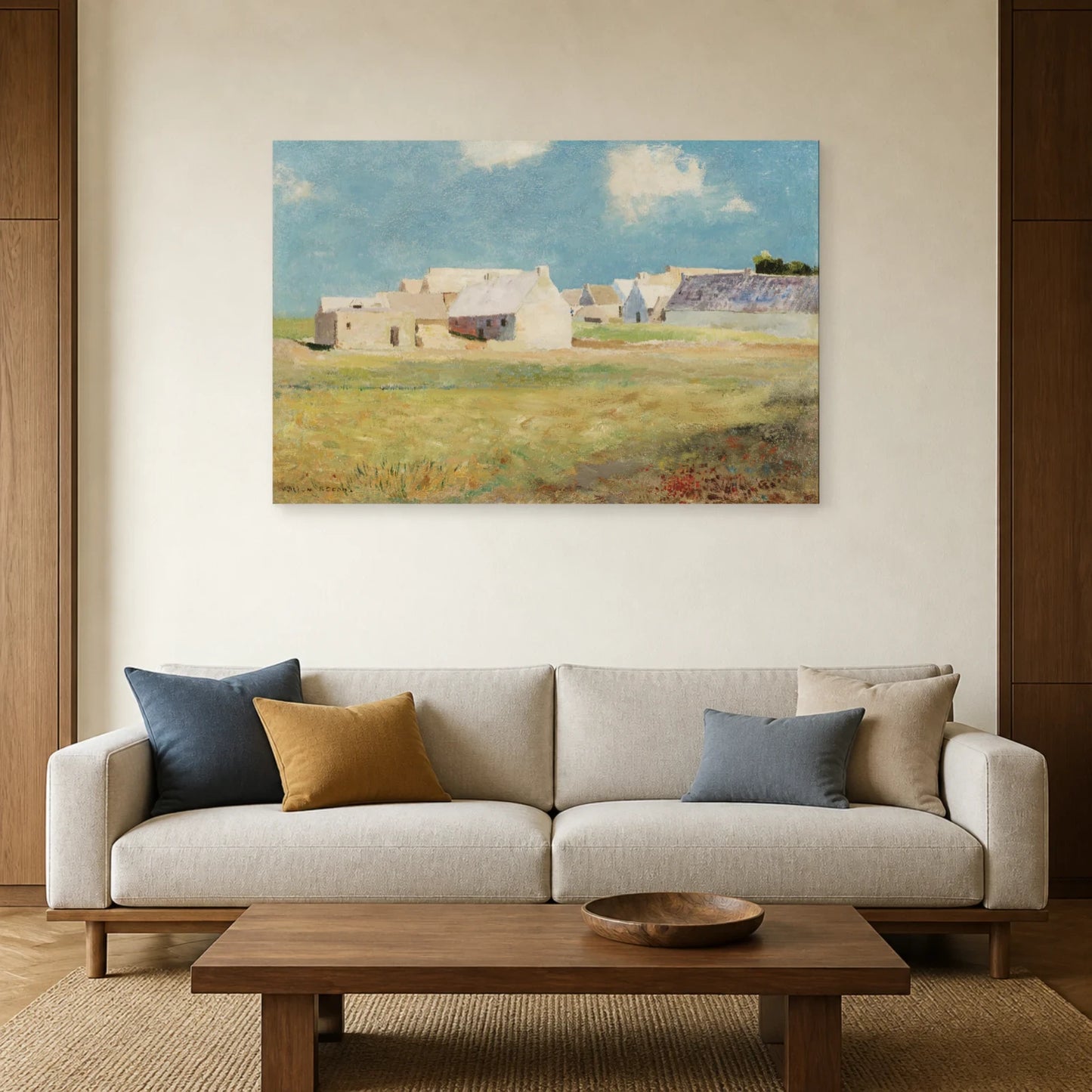 Tableau Village breton – Odilon Redon dans un salon - Art Virtuoso