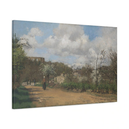 Tableau Vue de Louveciennes – Camille Pissarro - toile 3D avec bords imprimés - Art Virtuoso