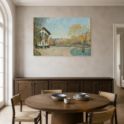 Tableau Vue de Marly-le-Roi depuis Cœur-Volant – Alfred Sisley dans une salle à manger - Art Virtuoso