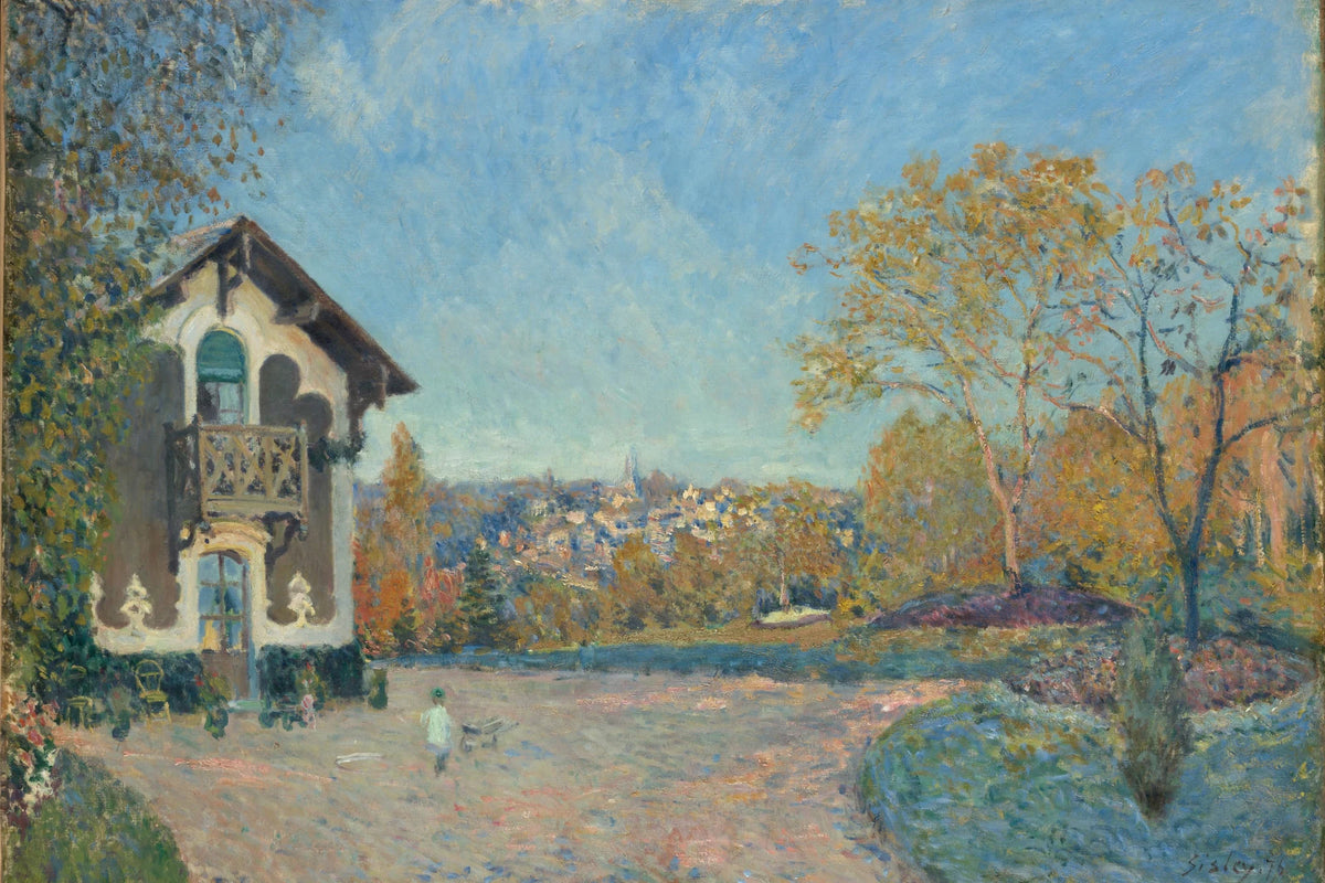 Vue de Marly-le-Roi depuis Cœur-Volant d’Alfred Sisley – toile format S