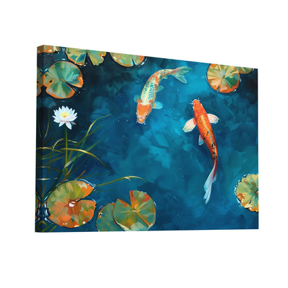 Product Hero 3D WebP Tableau Zen Bleu - Art Virtuoso