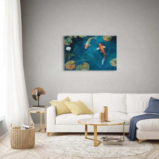 Tableau Zen Bleu Affiches, reproductions et œuvres graphiques Art Virtuoso