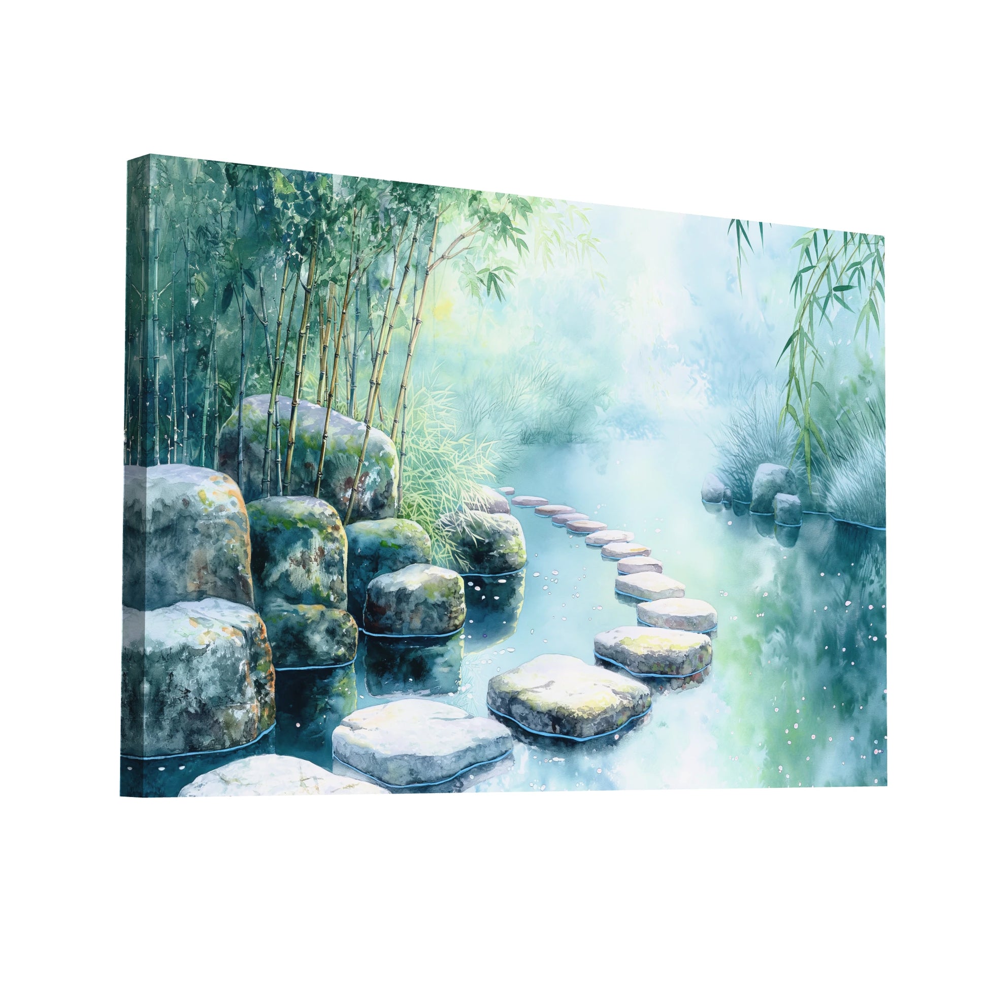 Product Hero 3D WebP Tableau Zen Chambre - Art Virtuoso