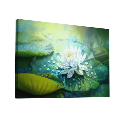 Product Hero 3D WebP Tableau Zen Fleur de Lotus - Art Virtuoso
