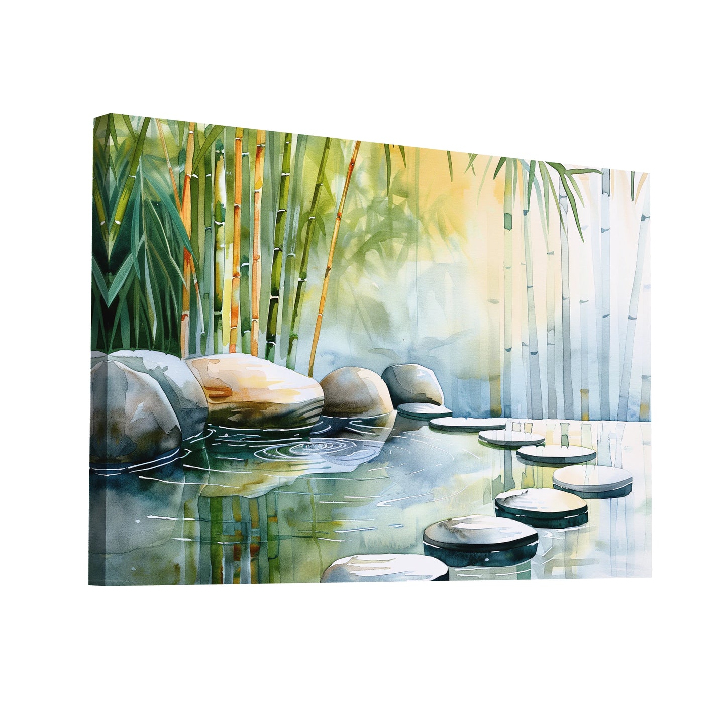Product Hero 3D WebP Tableau Zen Nature - Art Virtuoso