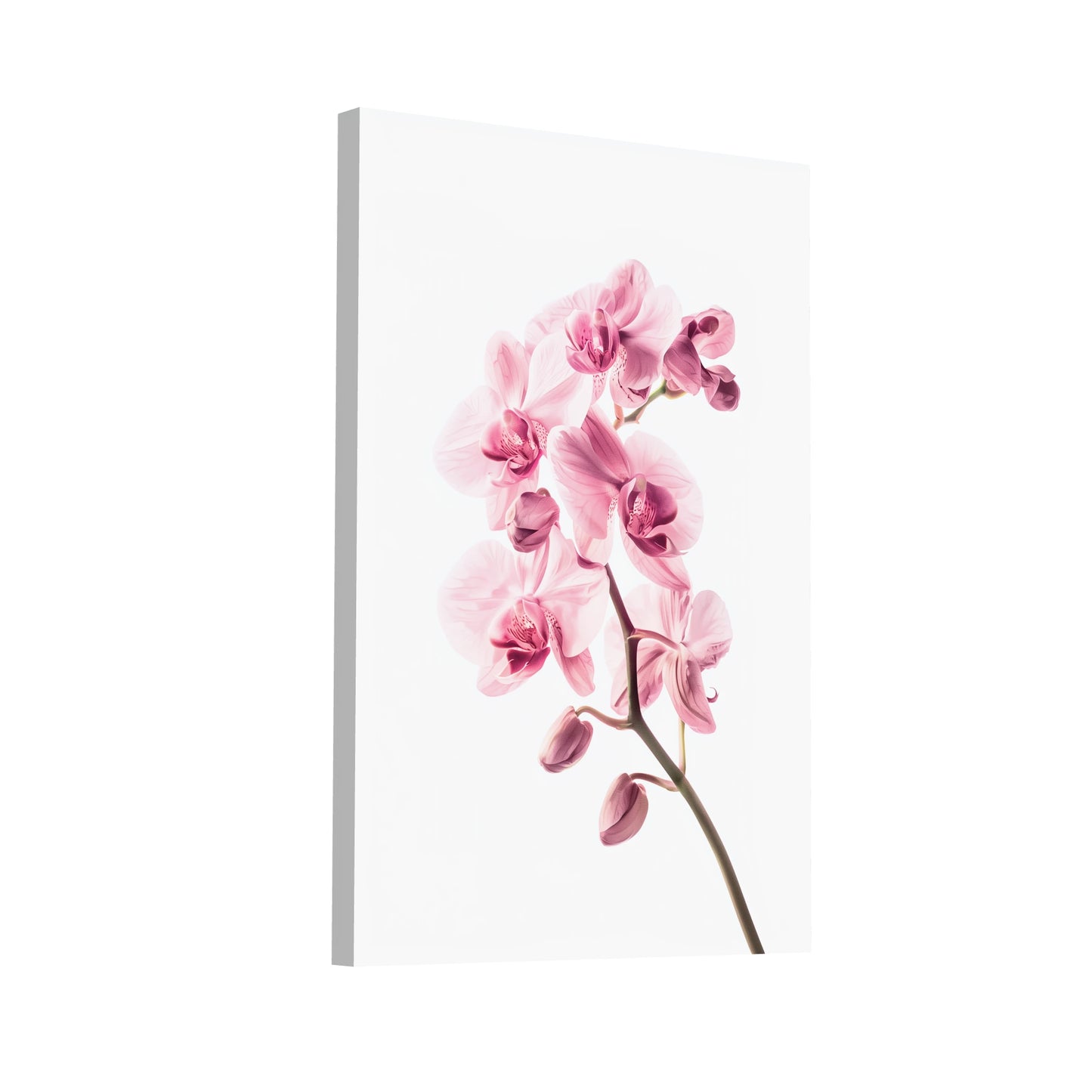 Product Hero 3D WebP Tableau Zen Orchidée Rose - Art Virtuoso