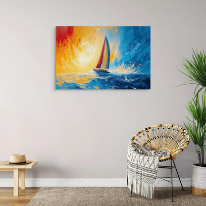 Tableau Acrylique Bateau : Aventure en Haute Mer Affiches, reproductions et œuvres graphiques Art Virtuoso