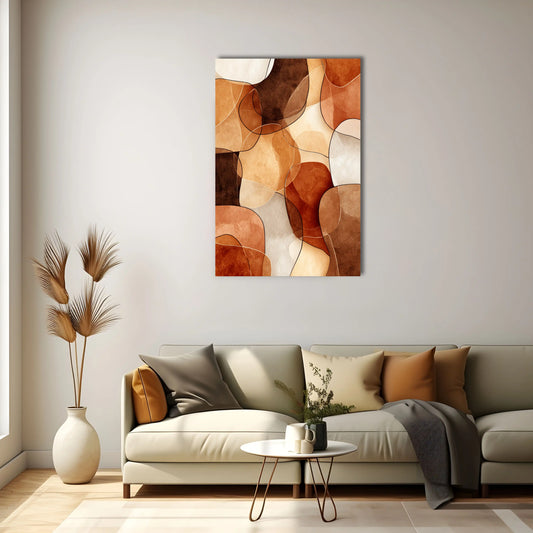 Tableau Ambiance Cocooning Minimaliste : Nuances Caressantes