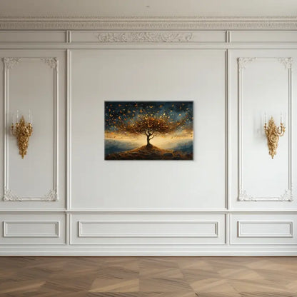 Tableau Arbre de Vie Doré  Art Virtuoso   