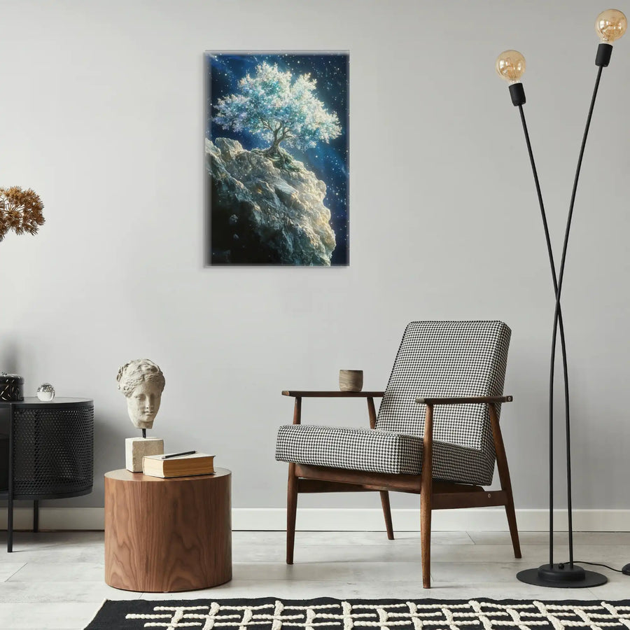 Tableau Arbre Fantastique - entre Terre et Étoiles