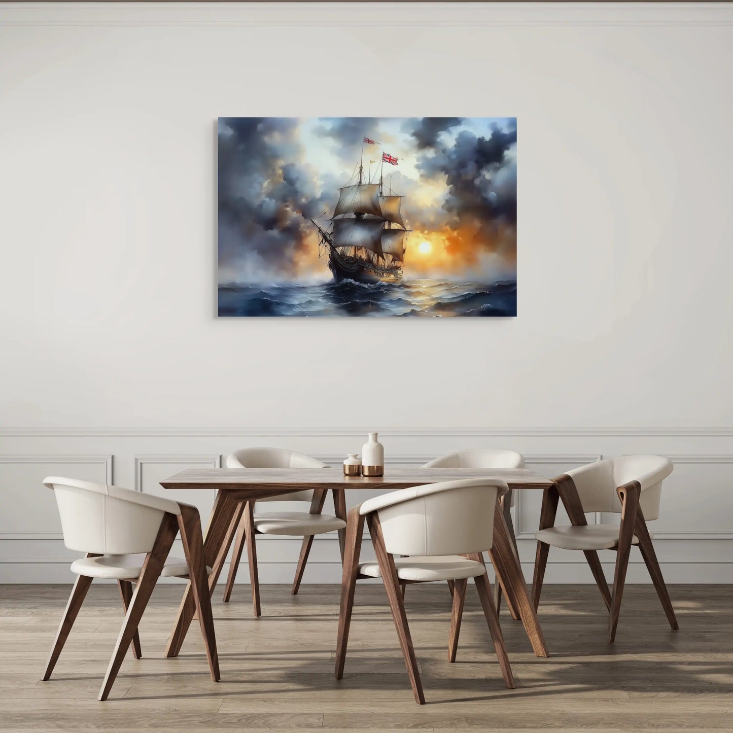 Tableau Bateau Anglais : Majesté des Mers Affiches, reproductions et œuvres graphiques Art Virtuoso