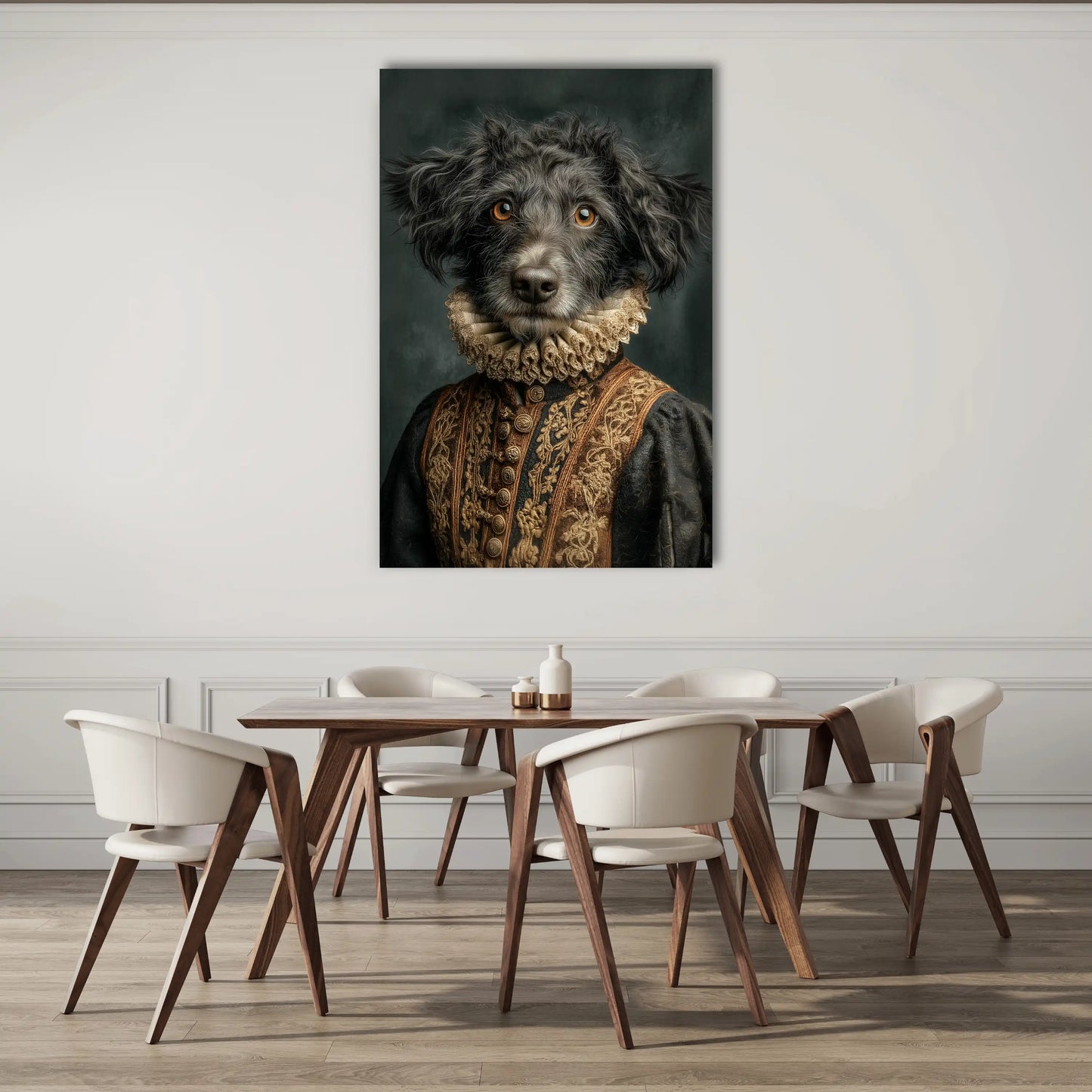 Tableau Chien Renaissance : Noble Canin