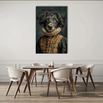 Tableau Chien Renaissance : Noble Canin