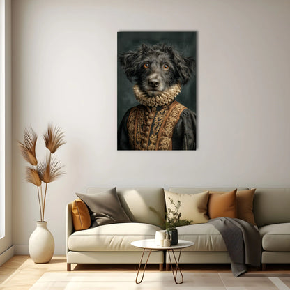 Tableau Chien Renaissance : Noble Canin
