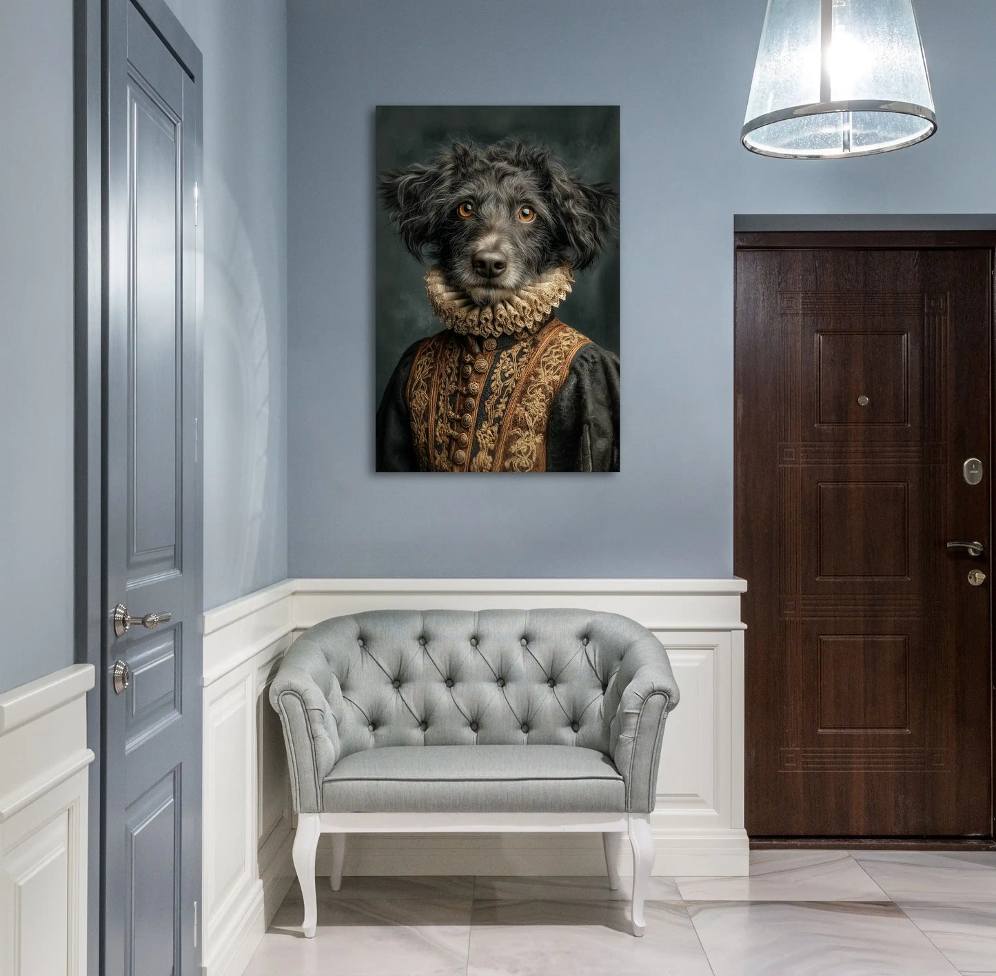 Tableau Chien Renaissance : Noble Canin