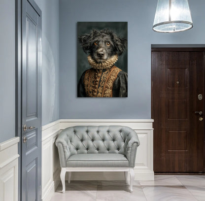 Tableau Chien Renaissance : Noble Canin