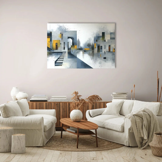 Tableau Contemporain Design : Cité Onirique