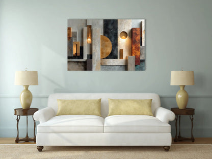 Tableau Contemporain Très Tendance - Architecture Lumineuse