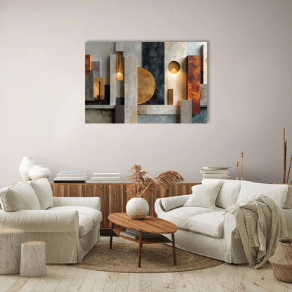 Tableau Contemporain Très Tendance - Architecture Lumineuse
