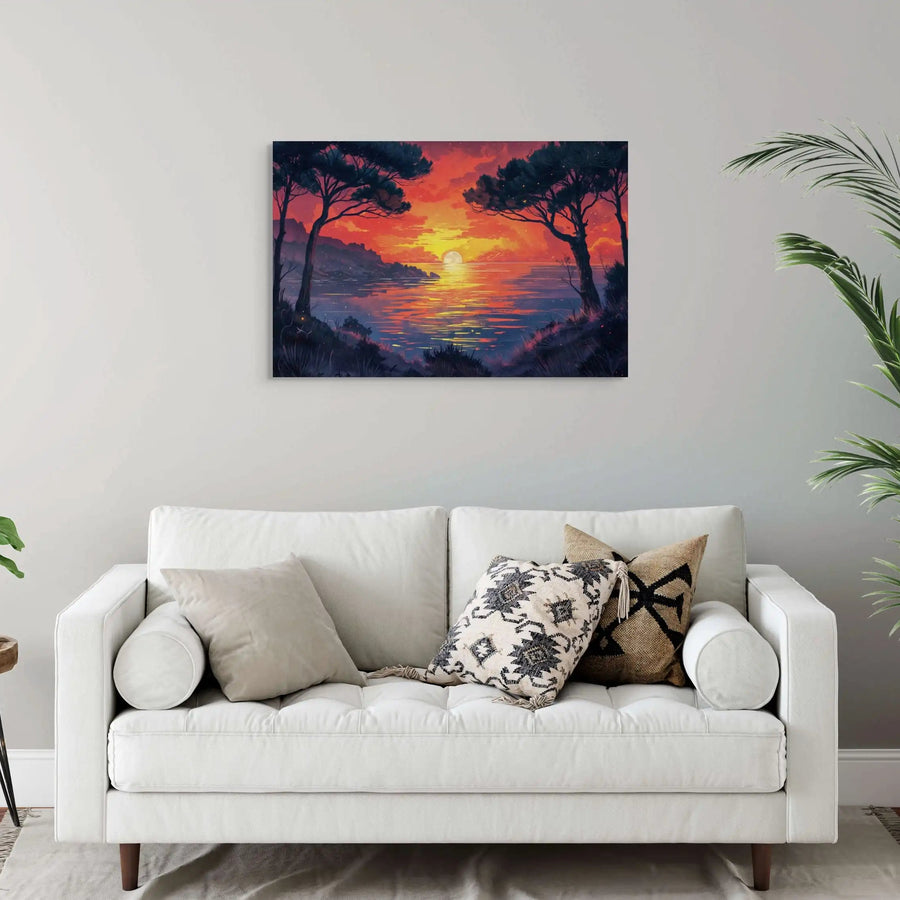 Tableau Coucher de Soleil Moderne
