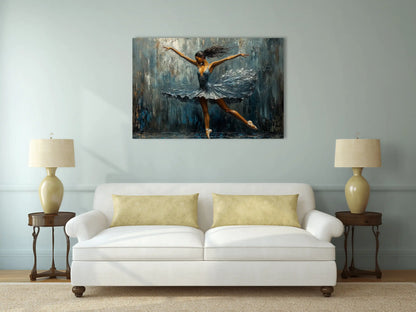 Tableau Danseuse Moderne : Élégance en Mouvement