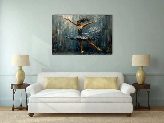Tableau Danseuse Moderne : Élégance en Mouvement