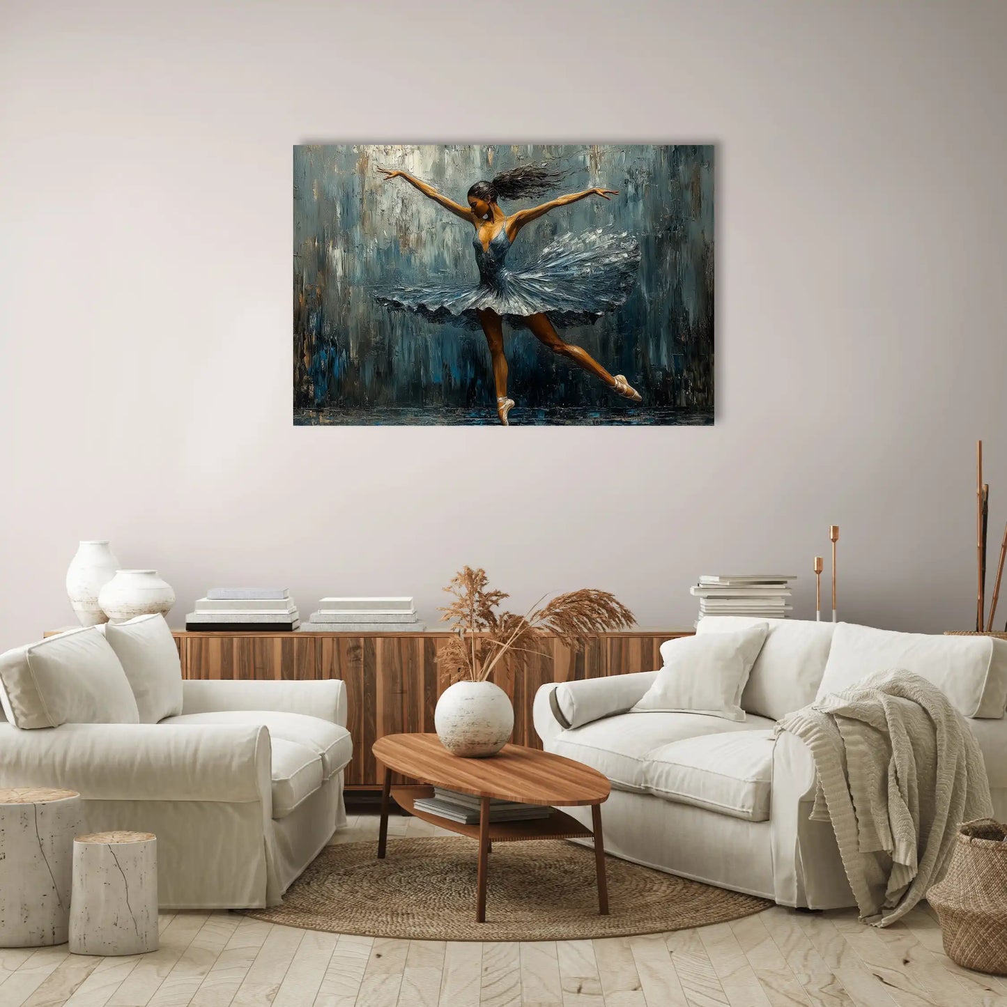 Tableau Danseuse Moderne : Élégance en Mouvement