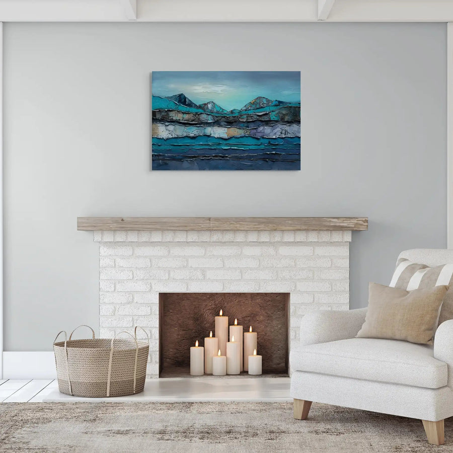 Wohnzimmer Wandbild – Erde und Meer