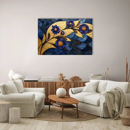 Tableau Décoratif Maison : Floraison Royale