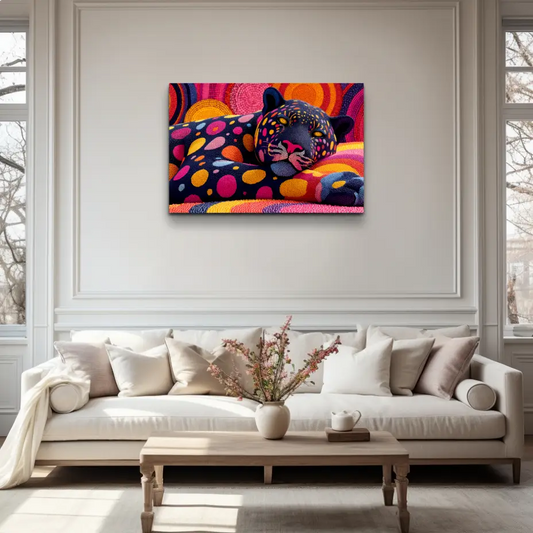Tableau Déco - Tigre Psychédélique