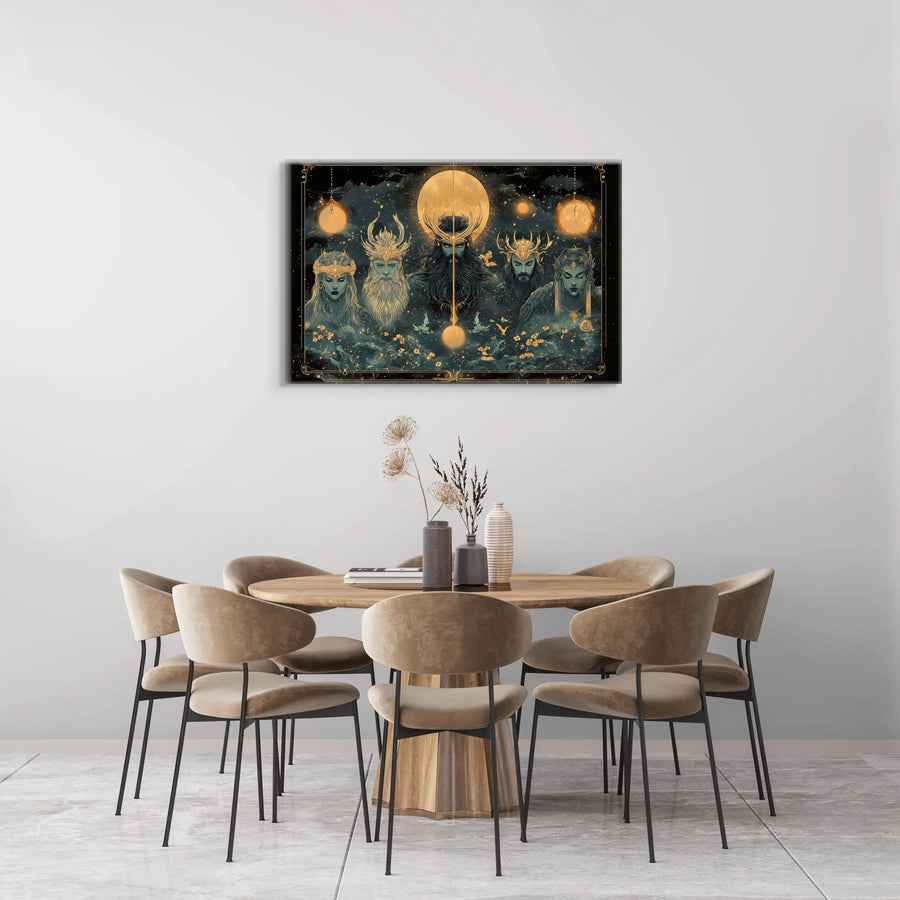 Tableau Dieux Grecs