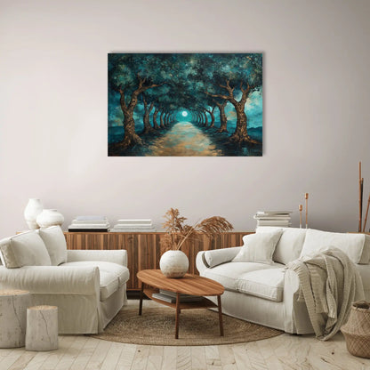 Tableau Forêt Mystique : Allée Enchantée