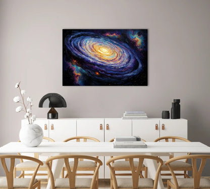 Tableau Galaxie Spirale : Vortex Cosmique