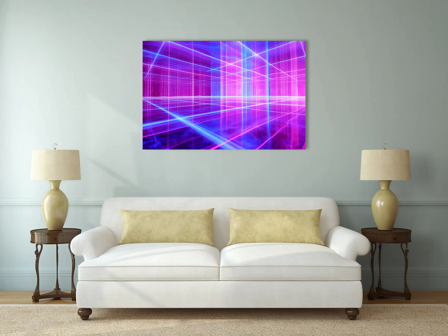 Tableau Gaming Synthwave : Grid Neon