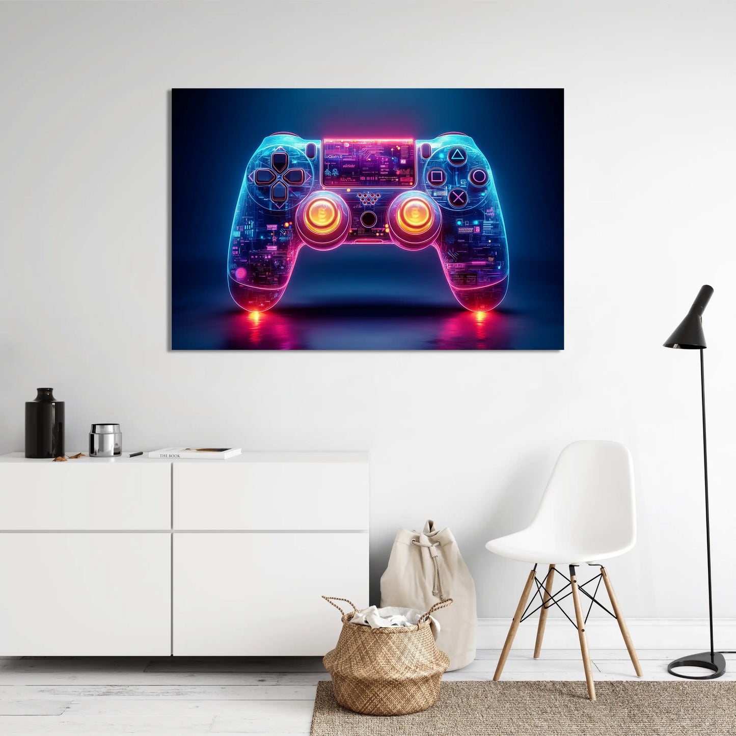 Tableau Gaming Room : Controller Cyberpunk