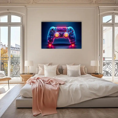 Tableau Gaming Room : Controller Cyberpunk