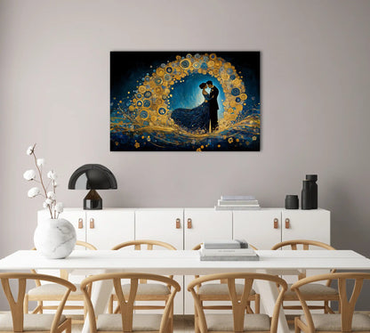 Tableau Glamour Chic : Valse Étoilée