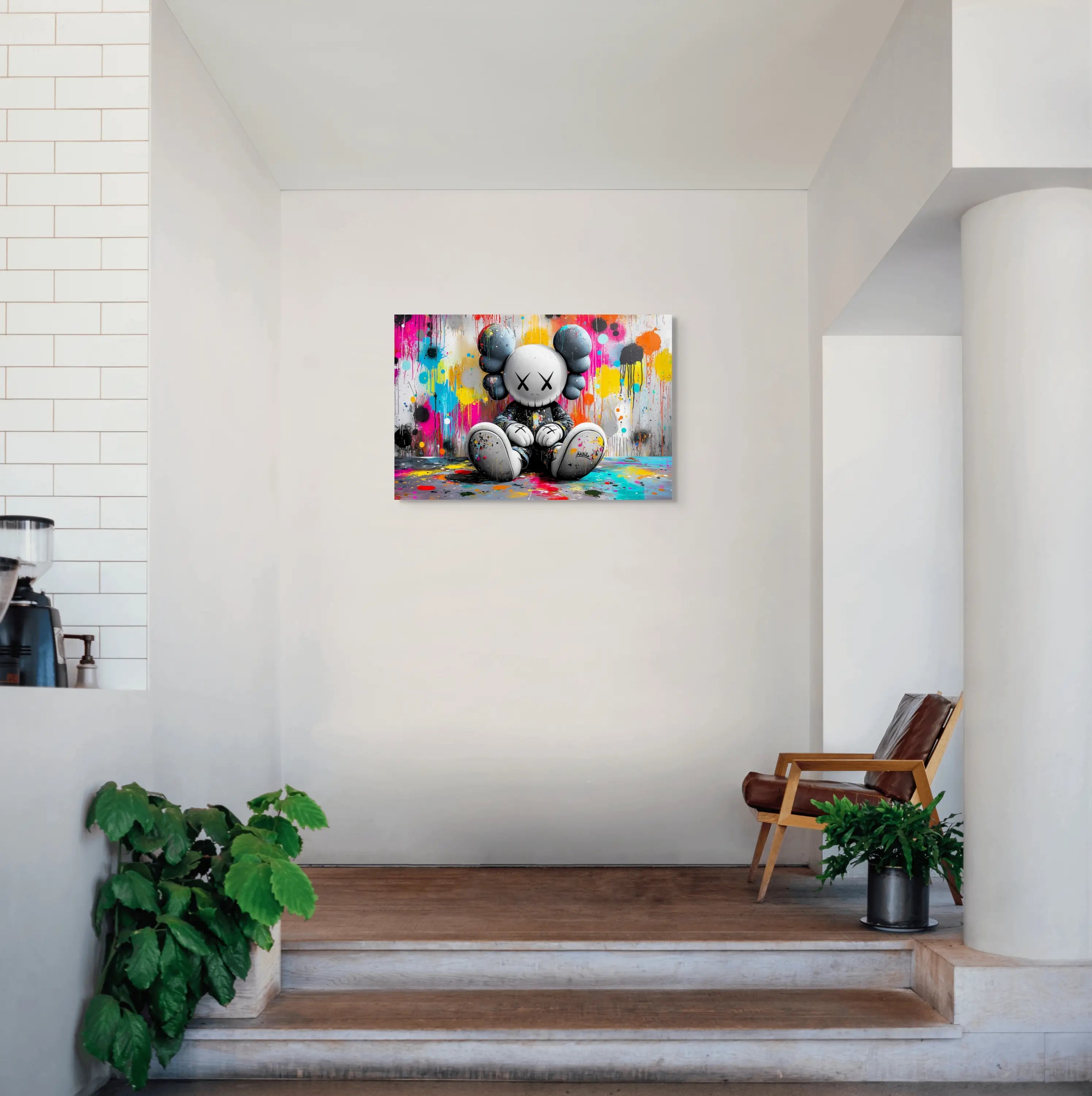 Tableau Mural Pop Art KUSTOM ART - Impression Sur Bois MDF 30x21cm, Doigt D'honneur Version Humoristique, Décoration Salon/chambre/bureau - 7