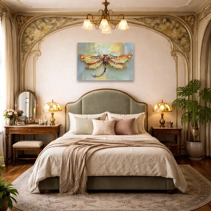 Libelle – Jugendstil Wandbild