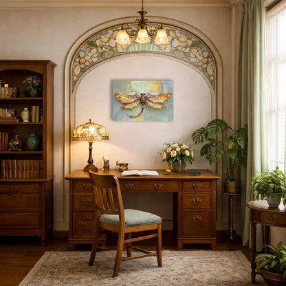 Libelle – Jugendstil Wandbild