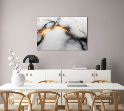 Tableau Marbre : Veines d'Or
