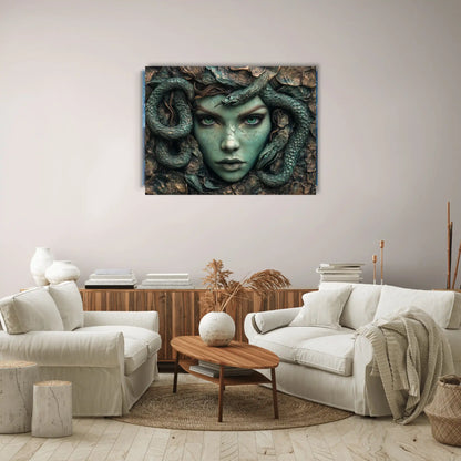 Tableau Medusa : Regard Mythique
