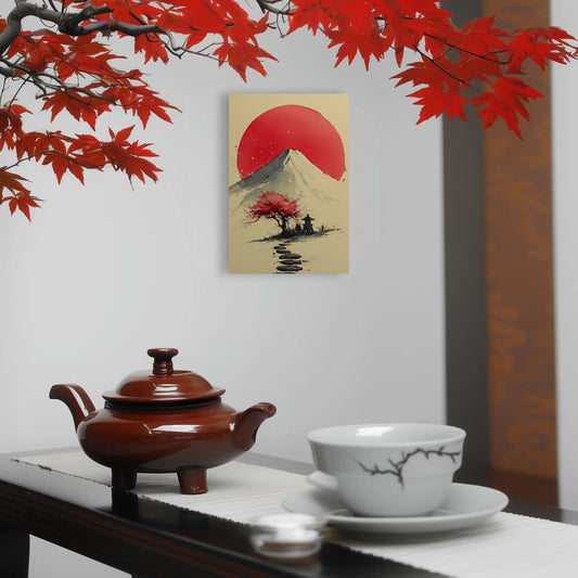 Tableau Montagne Japon – Aube Rouge sur le Fuji