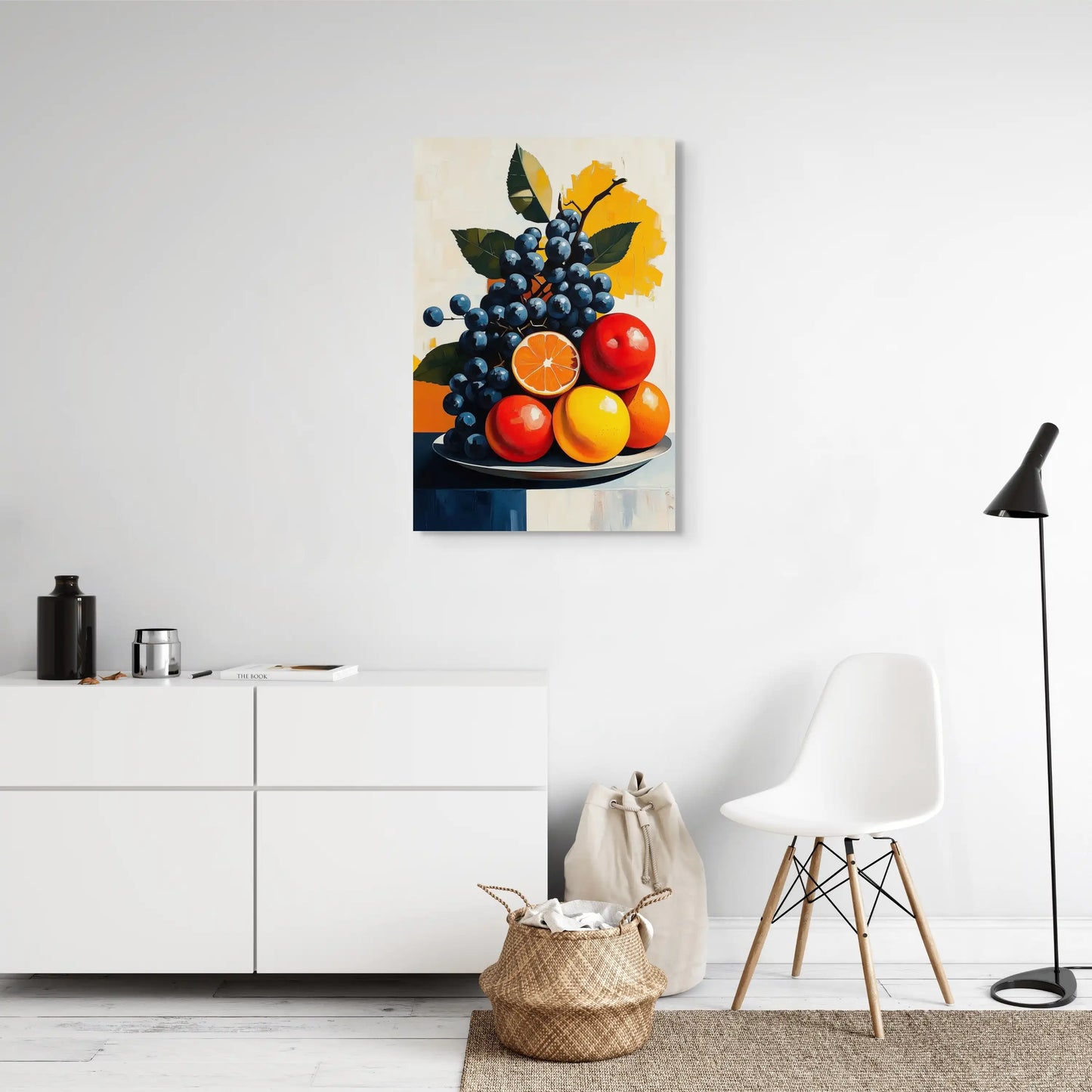 Tableau Nature Morte Raisins – Explosion de Couleurs et de Textures Affiches, reproductions et œuvres graphiques Art Virtuoso