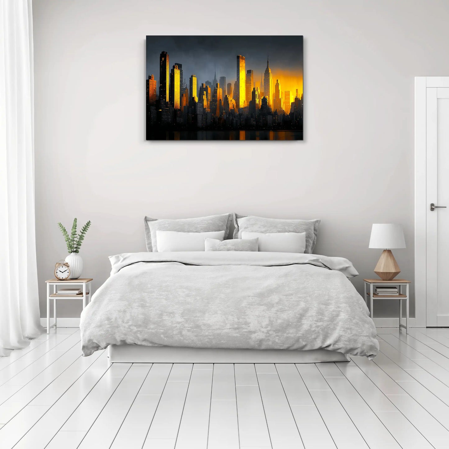 Tableau New York Toile : Golden Hour