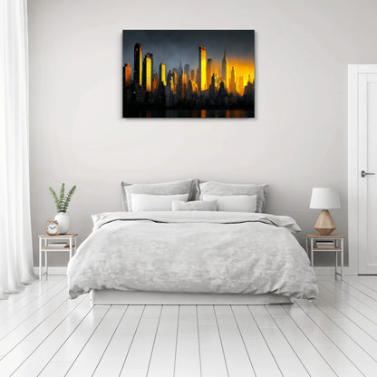 Tableau New York Toile : Golden Hour