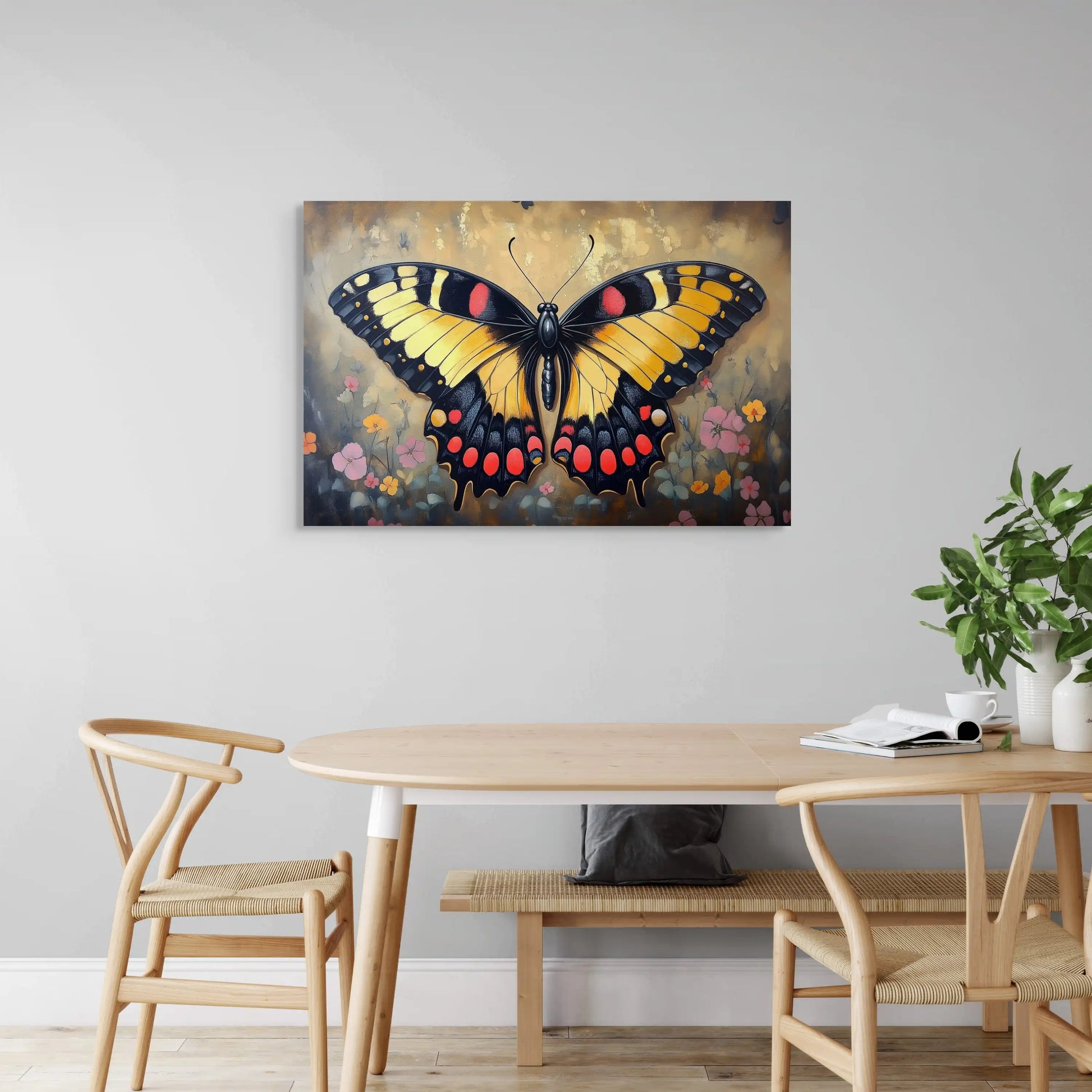 Tableau Papillon Vintage : Monarque Majestueux Affiches, reproductions et œuvres graphiques Art Virtuoso